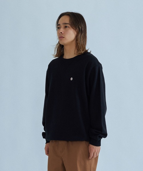 SILAS(サイラス)の「【ARCHIVE】PATCHED SWEATSHIRT(スウェット・メンズ・ブラック/アッシュ/パープル・XL/L/M)」の2枚目の写真