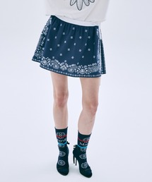 FLARE MINI SKIRT PAISLEY / フレア ミニ スカート ペイズリー