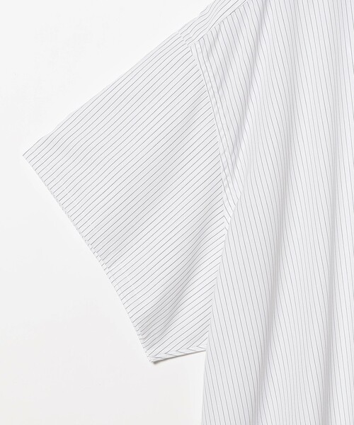 International Gallery BEAMS(インターナショナルギャラリービームス)の「TOO SOON TO KNOW / 5XL オーバーサイズ ストライプ ショートスリーブ シャツ(シャツ/ブラウス・メンズ・ホワイト・ONE SIZE)」の7枚目の写真