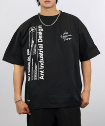 Ammie（アミー）の「接触冷感 グラフィック 半袖 Tシャツ ルーズフィット ロゴ 刺繍（Tシャツ/カットソー）」
