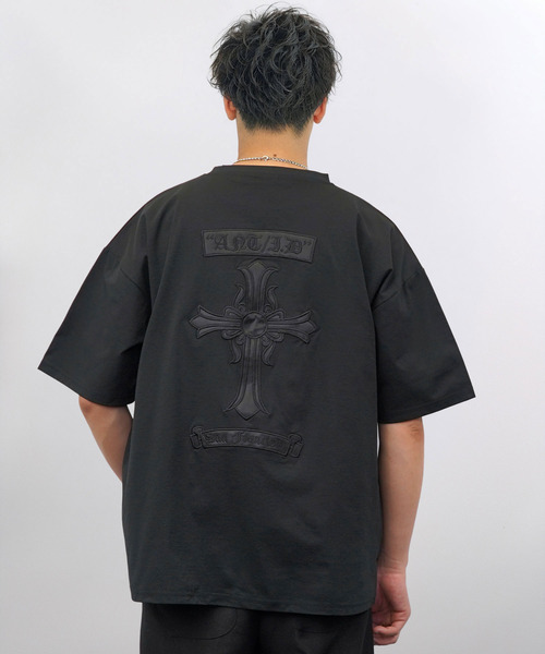 セール】接触冷感 グラフィック 半袖 Tシャツ ルーズフィット ロゴ