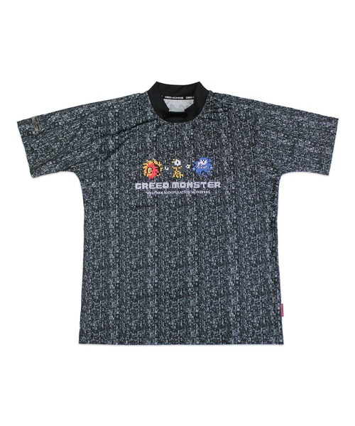 GREED MONSTER(グリードモンスター)の「GREED MONSTER ドットモンスターデジタル総柄半袖モックネック(Tシャツ/カットソー・メンズ・オフホワイト/ブラック・LARGE/MEDIUM/X-LARGE)」の13枚目の写真