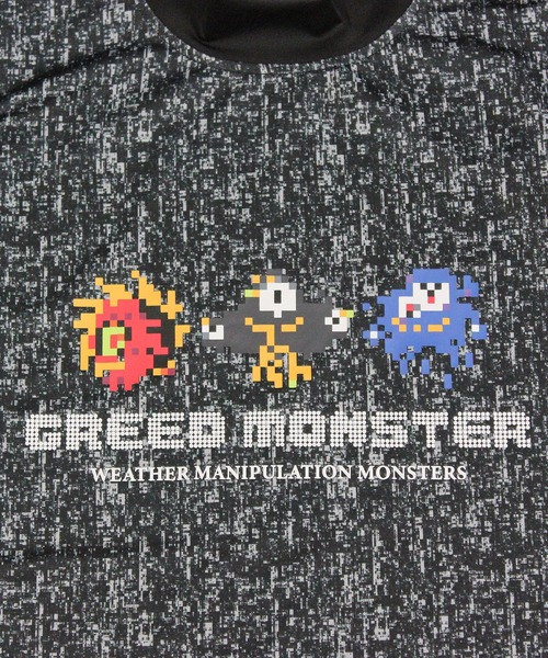 GREED MONSTER(グリードモンスター)の「GREED MONSTER ドットモンスターデジタル総柄半袖モックネック(Tシャツ/カットソー・メンズ・オフホワイト/ブラック・LARGE/MEDIUM/X-LARGE)」の3枚目の写真