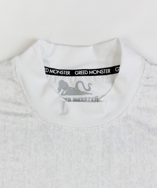GREED MONSTER(グリードモンスター)の「GREED MONSTER ドットモンスターデジタル総柄半袖モックネック(Tシャツ/カットソー・メンズ・オフホワイト/ブラック・LARGE/MEDIUM/X-LARGE)」の16枚目の写真