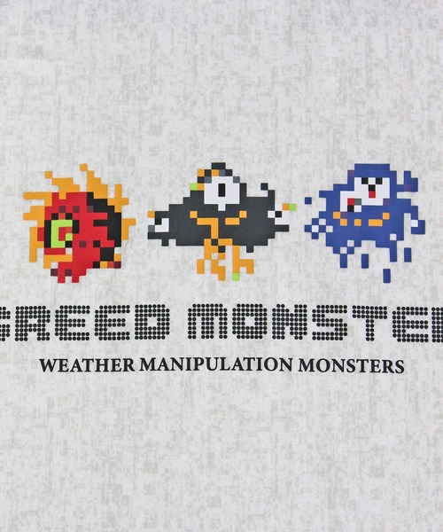 GREED MONSTER(グリードモンスター)の「GREED MONSTER ドットモンスターデジタル総柄半袖モックネック(Tシャツ/カットソー・メンズ・オフホワイト/ブラック・LARGE/MEDIUM/X-LARGE)」の17枚目の写真