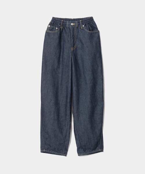 beautiful people(ビューティフルピープル)の「selvedge obsession left hand twill denim bow pants(デニムパンツ・レディース・インディゴブルー・36/40/38)」の1枚目の写真