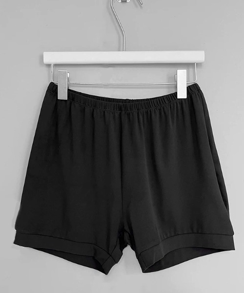 ampm(エーエムピーエム)の「スポーツショートパンツ アイアンガーヨガパンツ トレーニングウェア(その他パンツ・レディース・ブラック・S/M)」の8枚目の写真