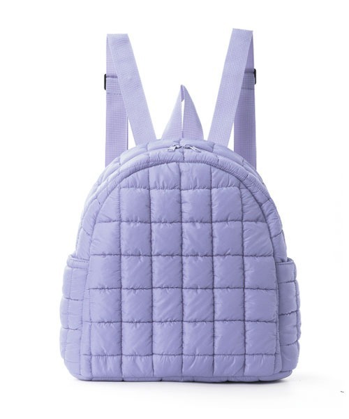 VIBGYOR Women(ヴィブジョー ウィメン)の「【float】キルティング リュック(バックパック/リュック・レディース・ライトピンク/パープル/ホワイト・FREE)」の2枚目の写真