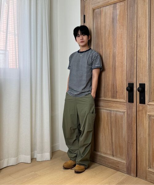 WMC(ダブリューエムシー)の「ナイロンカーゴパラシュートパンツ_KHAKI(スウェットパンツ・メンズ・カーキ・34/30(M)/32(L))」の5枚目の写真