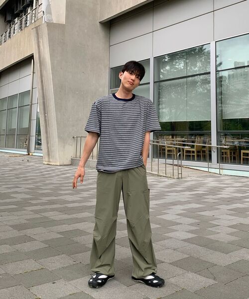 WMC(ダブリューエムシー)の「ナイロンカーゴパラシュートパンツ_KHAKI(スウェットパンツ・メンズ・カーキ・34/30(M)/32(L))」の7枚目の写真