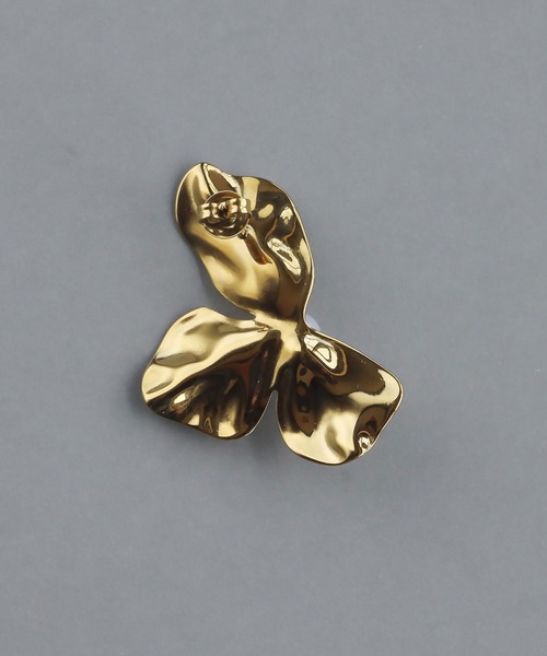 abaskdesign（アバスクデザイン）の「金属アレルギー対応　フラワーモチーフピアス（ピアス（両耳用）・レディース・シルバー/ゴールド・FREE）」の11枚目の写真