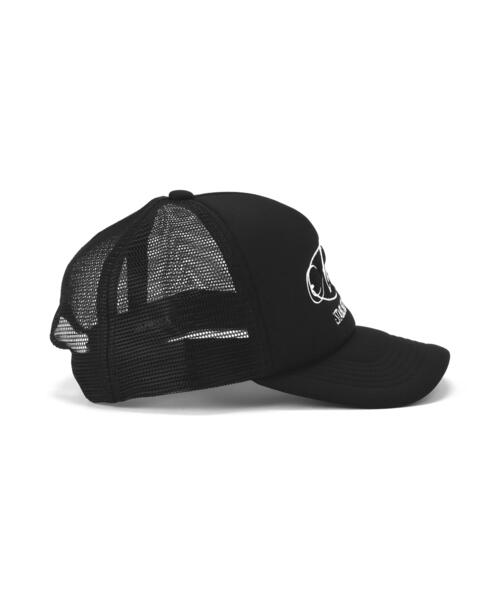 AVIREX(アヴィレックス)の「VARSITY OVAL LOGO MESH CAP / バーシティ オーバル ロゴ メッシュキャップ / AVIREX / アヴィレックス(キャップ・メンズ・ブラック/ホワイト・F)」の7枚目の写真