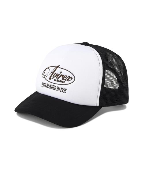 AVIREX(アヴィレックス)の「VARSITY OVAL LOGO MESH CAP / バーシティ オーバル ロゴ メッシュキャップ / AVIREX / アヴィレックス(キャップ・メンズ・ブラック/ホワイト・F)」の15枚目の写真