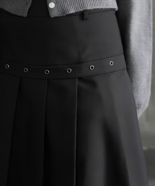 center i(センターアイ)の「プリーツスカートレイヤードワイドパンツ(その他パンツ・レディース・ブラウン/ブラック/グレー・FREE)」の8枚目の写真