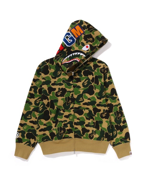 ABC CAMO SHARK FULL ZIP HOODIE（パーカー）｜A BATHING APE（ア