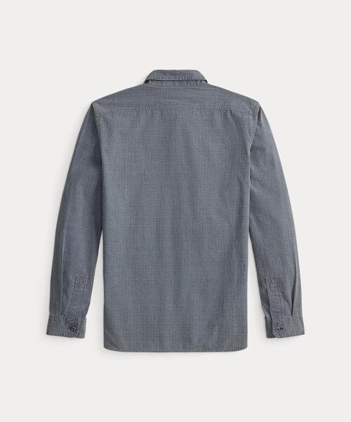 RRL(ダブル アール エル)の「チェックプリント ウーブン ワークシャツ(シャツ/ブラウス・メンズ・ブルー・S/M/L/XL/XS/XXL)」の7枚目の写真