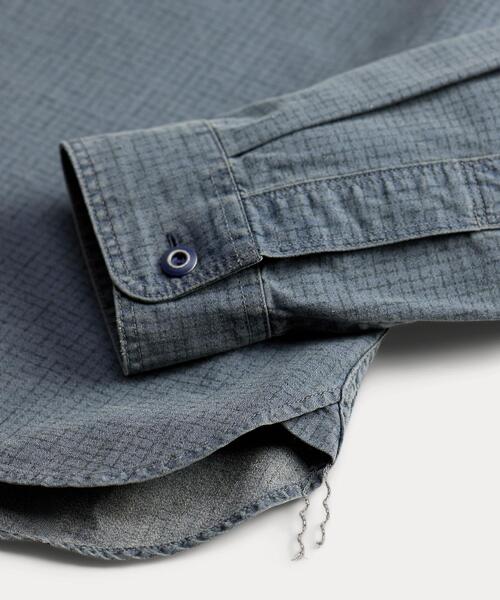 RRL(ダブル アール エル)の「チェックプリント ウーブン ワークシャツ(シャツ/ブラウス・メンズ・ブルー・S/M/L/XL/XS/XXL)」の6枚目の写真