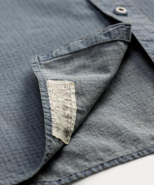 RRL(ダブル アール エル)の「チェックプリント ウーブン ワークシャツ(シャツ/ブラウス・メンズ・ブルー・S/M/L/XL/XS/XXL)」の5枚目の写真