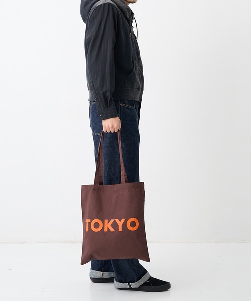 THE TOKYO(ザトウキョウ)の「【GOOD EDITION/グットエディション】GOOD TOTE TOKYO(トートバッグ・メンズ・ネイビー/ピンク/ブラウン/レッド/インディゴブルー/ブラック/グリーン/アイボリー・FREE)」の17枚目の写真