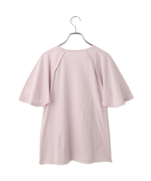 ADAM ET ROPE'(アダムエロペ)の「ランダムヘムライントップス(Tシャツ/カットソー・レディース・ブラック/ピンク/キナリ・FREE)」の17枚目の写真