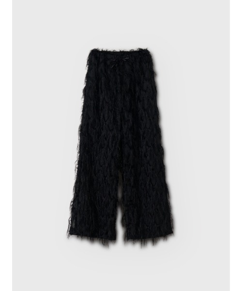 EIMY ISTOIRE(エイミーイストワール)の「PLUME PANTS(その他パンツ・レディース・ホワイト/ブラック・F)」の1枚目の写真