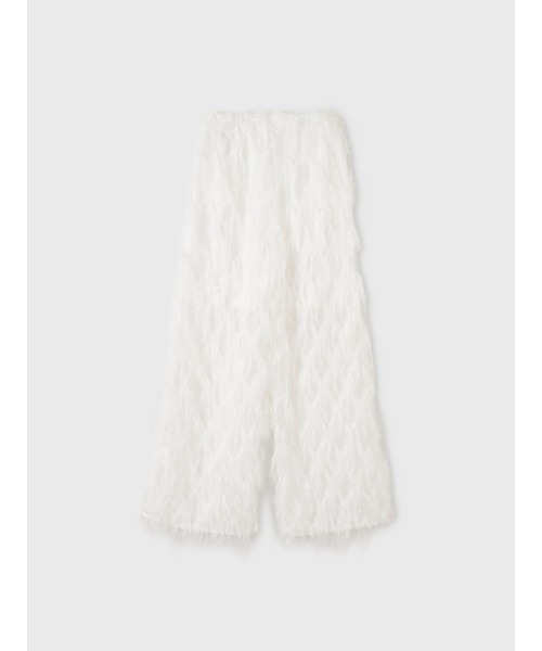 EIMY ISTOIRE(エイミーイストワール)の「PLUME PANTS(その他パンツ・レディース・ホワイト/ブラック・F)」の11枚目の写真