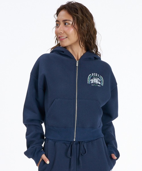 ROXY（ロキシー）の「【ムラサキスポーツ限定】ROXY/ロキシー ジップアップ パーカー RZP264621M（パーカー・レディース・ネイビー/レッド/オフホワイト・M/L）」の8枚目の写真