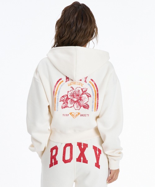 ROXY（ロキシー）の「【ムラサキスポーツ限定】ROXY/ロキシー ジップアップ パーカー RZP264621M（パーカー・レディース・ネイビー/レッド/オフホワイト・M/L）」の5枚目の写真