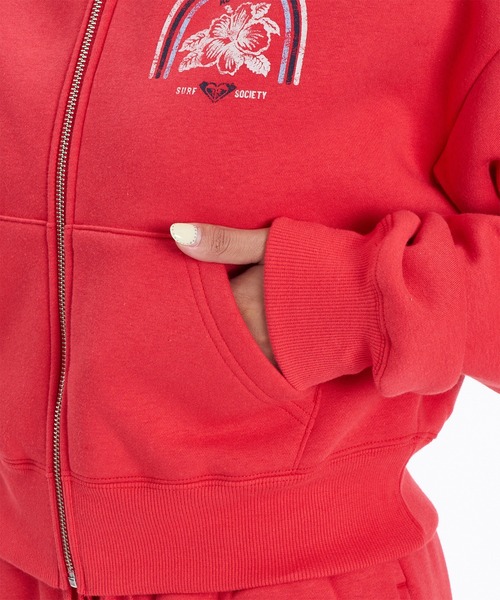 ROXY（ロキシー）の「【ムラサキスポーツ限定】ROXY/ロキシー ジップアップ パーカー RZP264621M（パーカー・レディース・ネイビー/レッド/オフホワイト・M/L）」の17枚目の写真