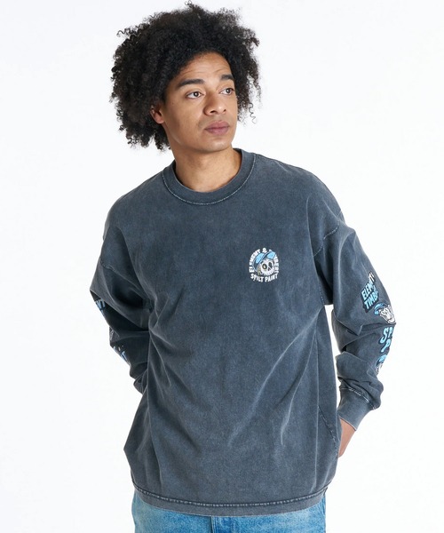 ELEMENT(エレメント)の「ELEMENT/エレメント TIMBER!コラボ ロンT BG022050(Tシャツ/カットソー・メンズ・ブラック系その他2/ブラック系その他4/ブラック系その他・L/M/XL)」の7枚目の写真