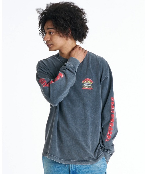 ELEMENT(エレメント)の「ELEMENT/エレメント TIMBER!コラボ ロンT BG022050(Tシャツ/カットソー・メンズ・ブラック系その他2/ブラック系その他4/ブラック系その他・L/M/XL)」の10枚目の写真