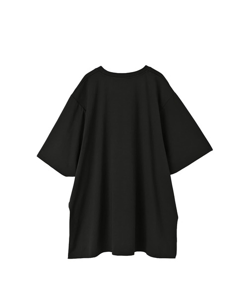 STYLE DELI（スタイルデリ）の「【BLK001】ゆったりシルエット五分袖ドルマンTシャツ（Tシャツ/カットソー・レディース・グリーン/ブラック/ホワイト・FREE）」の18枚目の写真