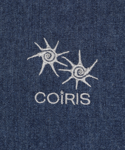 COIRIS(コイリス)の「カイレンデニムポケット長袖シャツ男女共用(シャツ/ブラウス・レディース・ブルー系・FREE/1)」の4枚目の写真