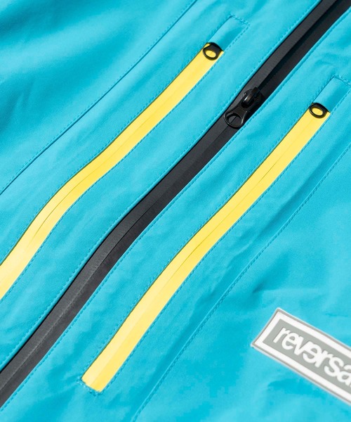 reversal.dogi.design.works（リバーサル・ドーギ・デザイン・ワークス）の「＜reversal/リバーサル＞FIGHT FISHING WATER PROOF SET UP（セットアップ・メンズ・ブラック/ターコイズブルー・M/L/XL）」の13枚目の写真