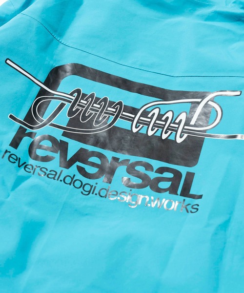 reversal.dogi.design.works（リバーサル・ドーギ・デザイン・ワークス）の「＜reversal/リバーサル＞FIGHT FISHING WATER PROOF SET UP（セットアップ・メンズ・ブラック/ターコイズブルー・M/L/XL）」の14枚目の写真