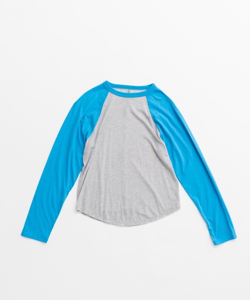 PRANK PROJECT(プランクプロジェクト)の「【2026Autumn Pre-Order】カシミヤシルクラグランロンTEE / Cashmere Silk Raglan Long Sleeve T-Shirt(Tシャツ/カットソー・レディース・ブルー/ネイビー/グレー・FREE)」の13枚目の写真