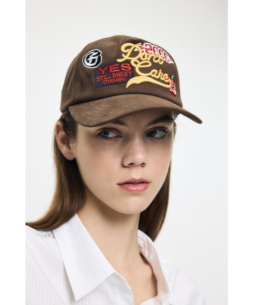 MOUSSY(マウジー)の「【26年AW新作】PATCHED BASEBALL キャップ(キャップ・レディース・ネイビー/ブラウン・FREE)」の3枚目の写真