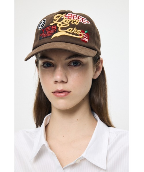 MOUSSY(マウジー)の「【26年AW新作】PATCHED BASEBALL キャップ(キャップ・レディース・ネイビー/ブラウン・FREE)」の10枚目の写真