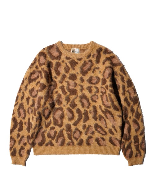 TOWNCRAFT(タウンクラフト)の「TOWNCRAFT / タウンクラフト MOHAIR SHAGGY JACQUARD CREW SWEATER モヘア シャギー ジャガード クルーセーター(Tシャツ/カットソー・メンズ・その他1/レオパード/その他4/その他3/その他2・LARGE/MEDIUM/SMALL)」の1枚目の写真