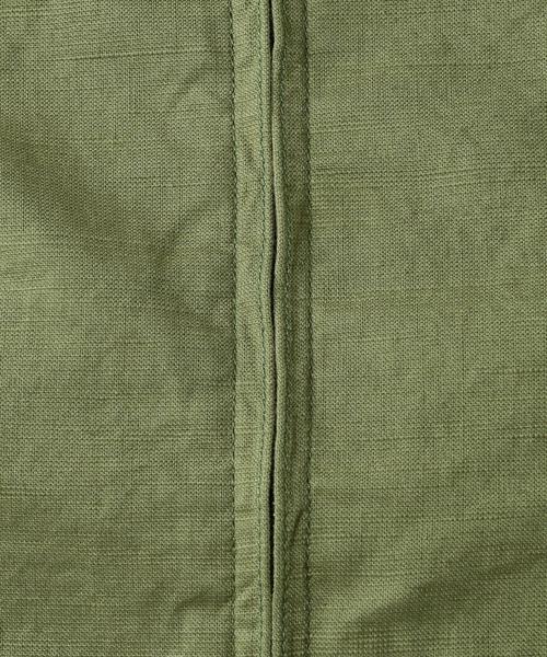 coen(コーエン)の「コットンリネンショートブルゾン(ブルゾン・レディース・ホワイト/オリーブ・LARGE/MEDIUM)」の14枚目の写真