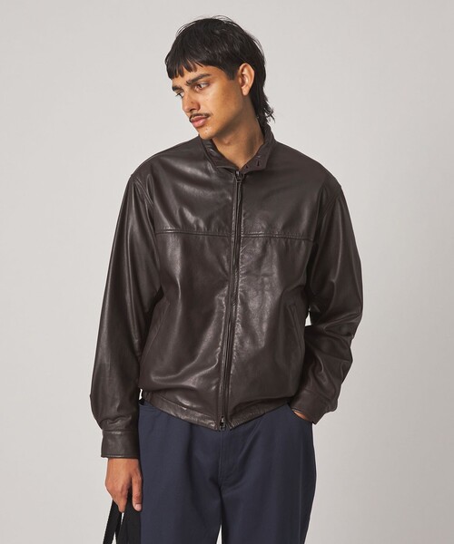 Steven Alan（スティーブンアラン）の「＜Steven Alan＞ シープナッパ ドッグイヤー ブルゾン（ブルゾン・メンズ・ダークブラウン・L/M/S）」の19枚目の写真