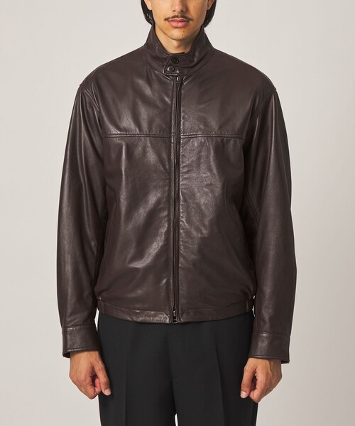 Steven Alan(スティーブンアラン)の「<Steven Alan> シープナッパ ドッグイヤー ブルゾン(ブルゾン・メンズ・ダークブラウン・L/M/S)」の2枚目の写真