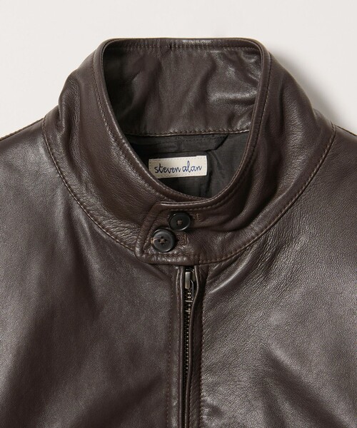 Steven Alan(スティーブンアラン)の「<Steven Alan> シープナッパ ドッグイヤー ブルゾン(ブルゾン・メンズ・ダークブラウン・L/M/S)」の14枚目の写真