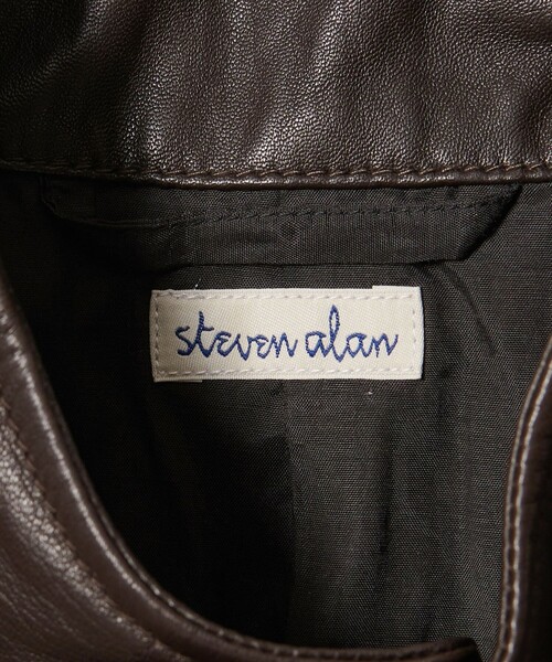 Steven Alan（スティーブンアラン）の「＜Steven Alan＞ シープナッパ ドッグイヤー ブルゾン（ブルゾン・メンズ・ダークブラウン・L/M/S）」の12枚目の写真