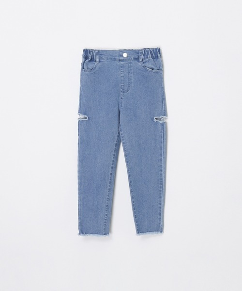 coca(coca)(コカ)の「キッズ デニムサイドカットパンツ(デニムパンツ・キッズ・ブルー/ブラック・120/130/140/150)」の17枚目の写真