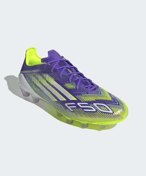 adidas（アディダス）の「F50 ELITE HG/AG ジャパン / 土・人工芝用 / F50 Elite HG/AG Japan / アディダス adidas（スニーカー・メンズ・パープル・22.5cm/23.0cm/23.5cm/24.0cm/24.5cm/25.0cm/25.5cm/26.0cm/26.5cm/27.0cm/27.5cm/28.0cm/28.5cm/29.0cm）」の4枚目の写真
