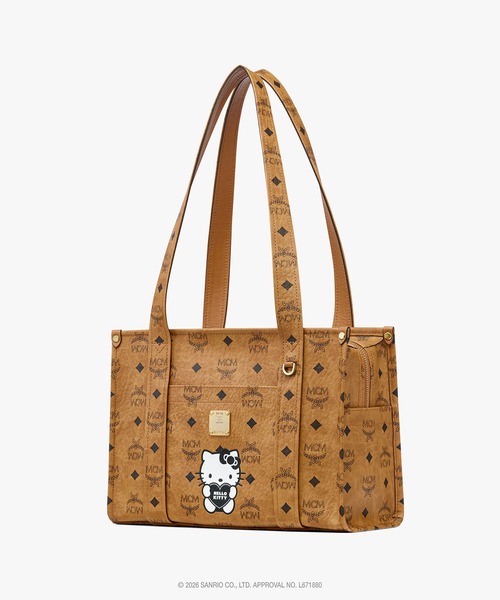 MCM（エムシーエム）の「MCM x HELLO KITTY Aren スクールトートバッグ（トートバッグ・レディース・ベージュ/ブラック/ライトピンク・ONE SIZE）」の10枚目の写真
