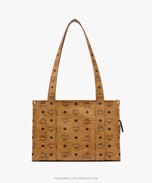 MCM（エムシーエム）の「MCM x HELLO KITTY Aren スクールトートバッグ（トートバッグ・レディース・ベージュ/ブラック/ライトピンク・ONE SIZE）」の9枚目の写真