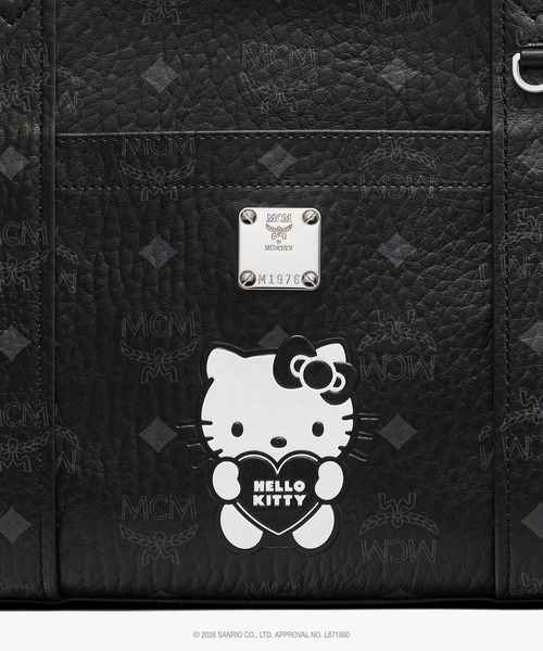 MCM（エムシーエム）の「MCM x HELLO KITTY Aren スクールトートバッグ（トートバッグ・レディース・ベージュ/ブラック/ライトピンク・ONE SIZE）」の15枚目の写真