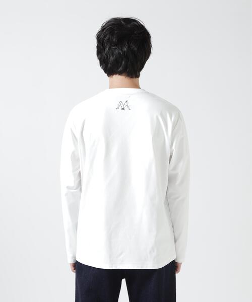TRIPPY ART（トリッピーアート）の「TRIPPY ART（トリッピーアート）ONI HERTS 3D L/S TEE（Tシャツ/カットソー・メンズ・ホワイト・S/L/M/XL）」の6枚目の写真